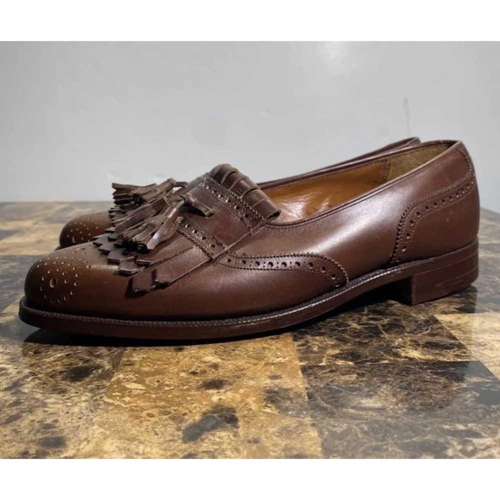 Polo Ralph Lauren Genuine Leather Tassel Women’s Slip On Loafers 6.5 D *EUC*